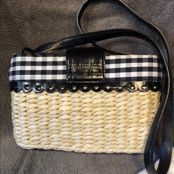 COPY - Brighton Wicker Straw Woven Handbag Box style Shoulder bag Rectangular C… - Picture 8 of 10